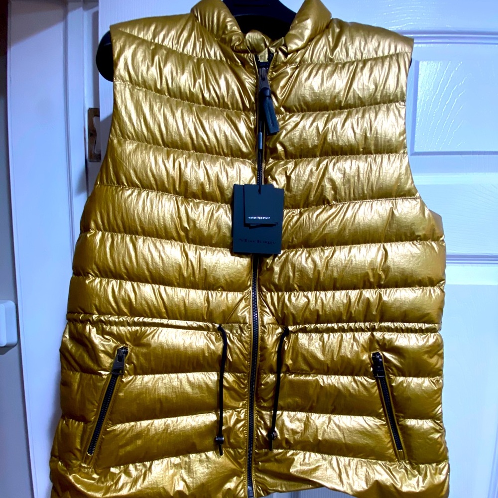 NWT Mackage gold winter vest